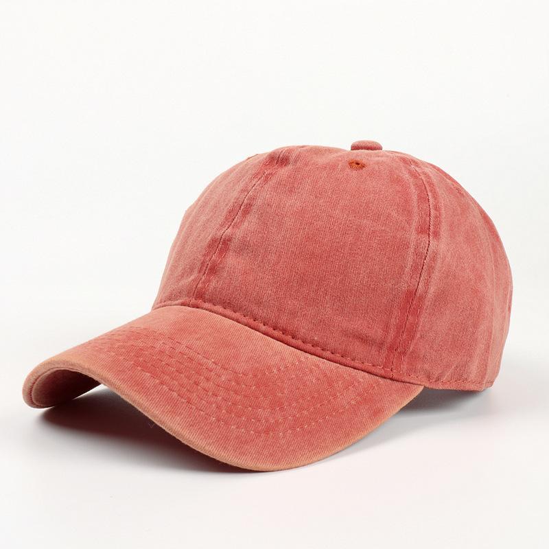 Baseball Cap Women'S Literary Retro Outdoor Soft Top Black Hat Summer Antique Men'S Washed Cotton Cap
