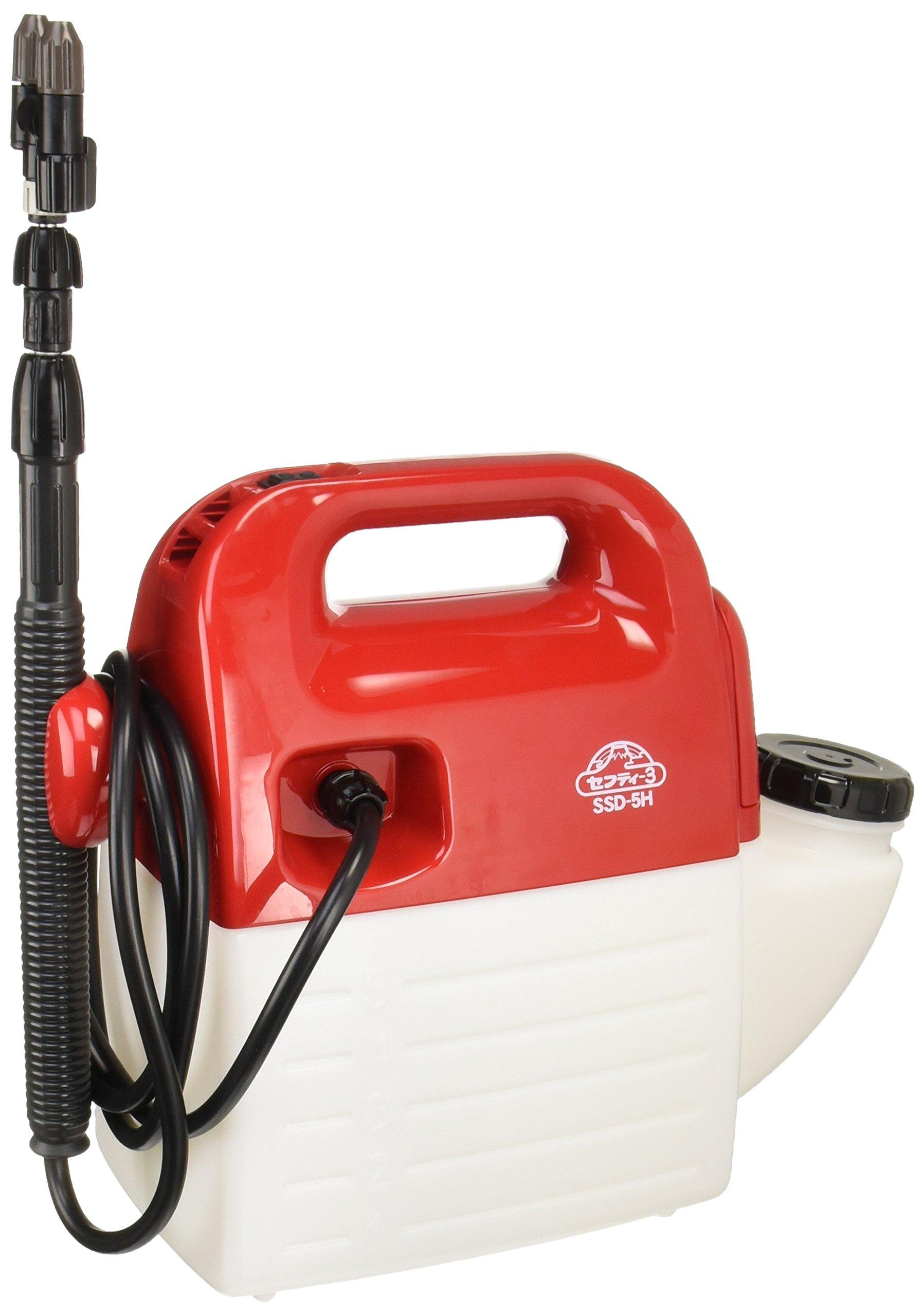 

Safety-3 High-Power Battery-Operated Sprayer, 5L Capacity, 1.7m Hose, 40-90cm Nozzle, Single/Dual Nozzle Switching, SSD-5H
