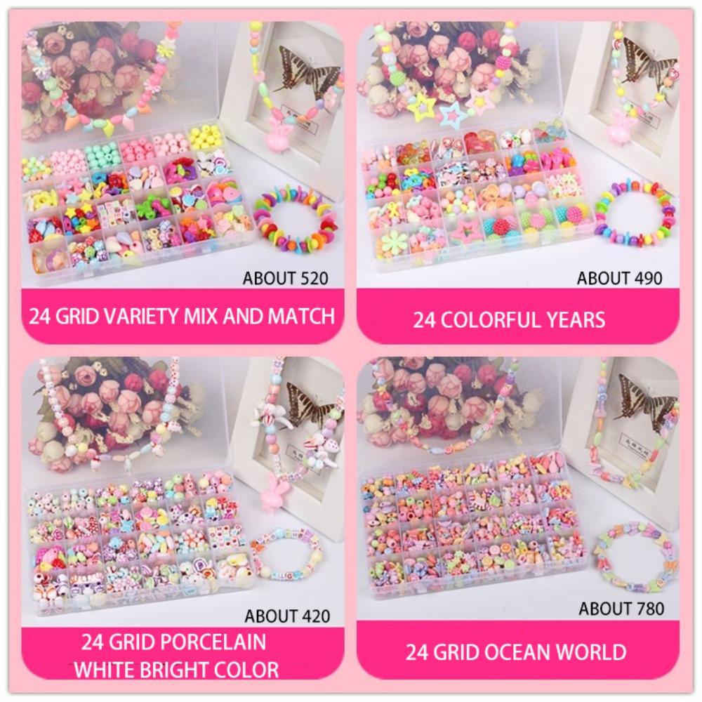 Jewelry Set DIY Handmade Beaded Kit Toy DIY Toy DIY Making Beads Kit Toy  Girl Gift