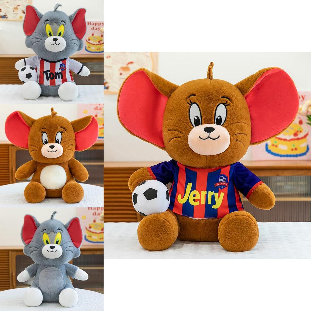 Tom And Jerry Large Plush Doll With Soft Fabric For Kids Playroom Decor