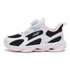 Anta Childrens Red Flame Comfortable Coverage Low-Top Running Shoes Kids Running Shoes Black White Pink 322319912-3
