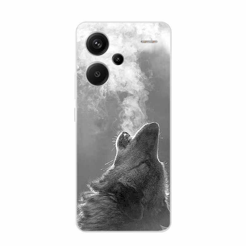 For Xiaomi Redmi Note 13 Pro+ Case Note13 Pro Plus Clear Silicone Soft TPU Coque For Redmi Note 13 Pro Plus 5G Back Cover Case
