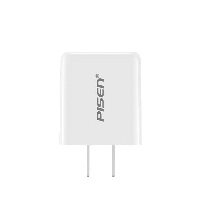 PISEN 10W USB Charger for Apple Earbuds & Power Banks, 5V/1A/2A Output