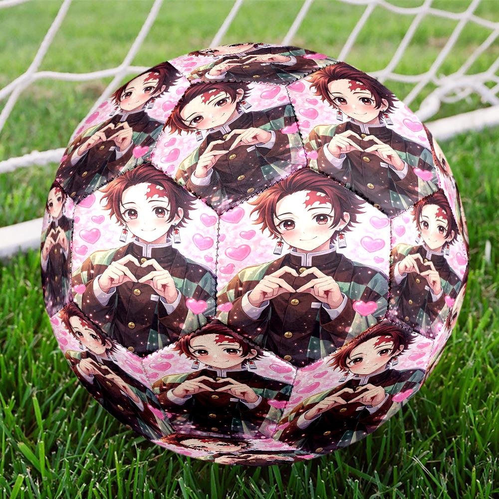 Dark Fantasy Heroes De-mon Size 5 Soccer Balls, Anti-Slip, Protective Football, Outdoor Sport, a Unique Gift Suitable for Him/her, Birthdays