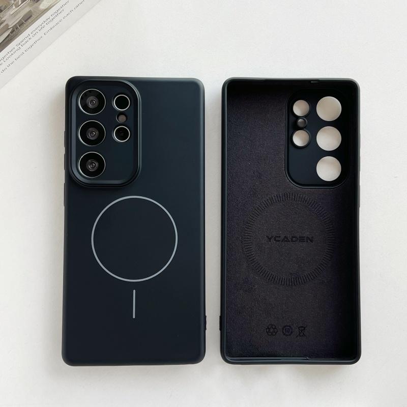 Al Magnetic Liquid Silicone Case For