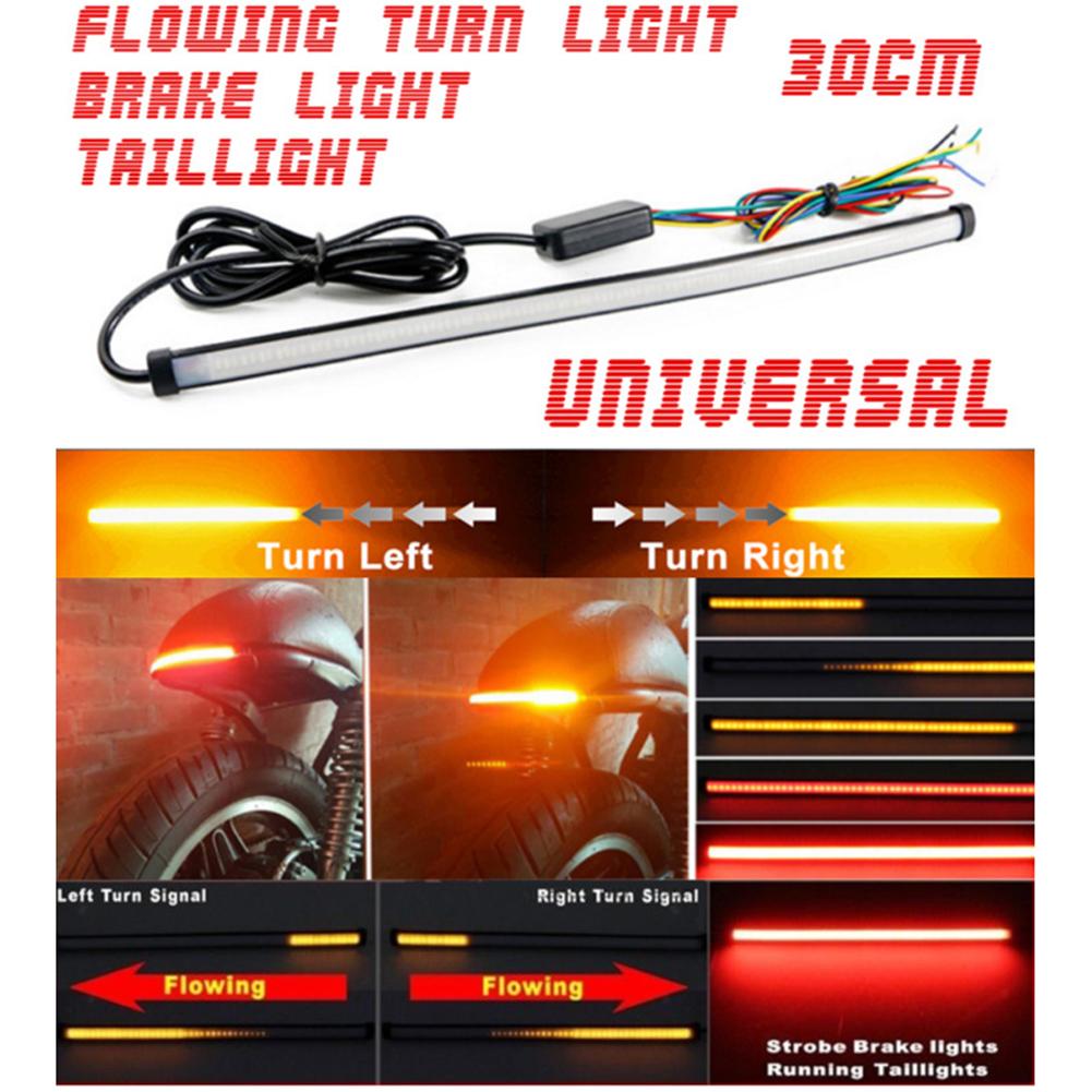 Blinker LED Bremsstreifen Wasserdicht PU+elektronische Komponenten Brandneu