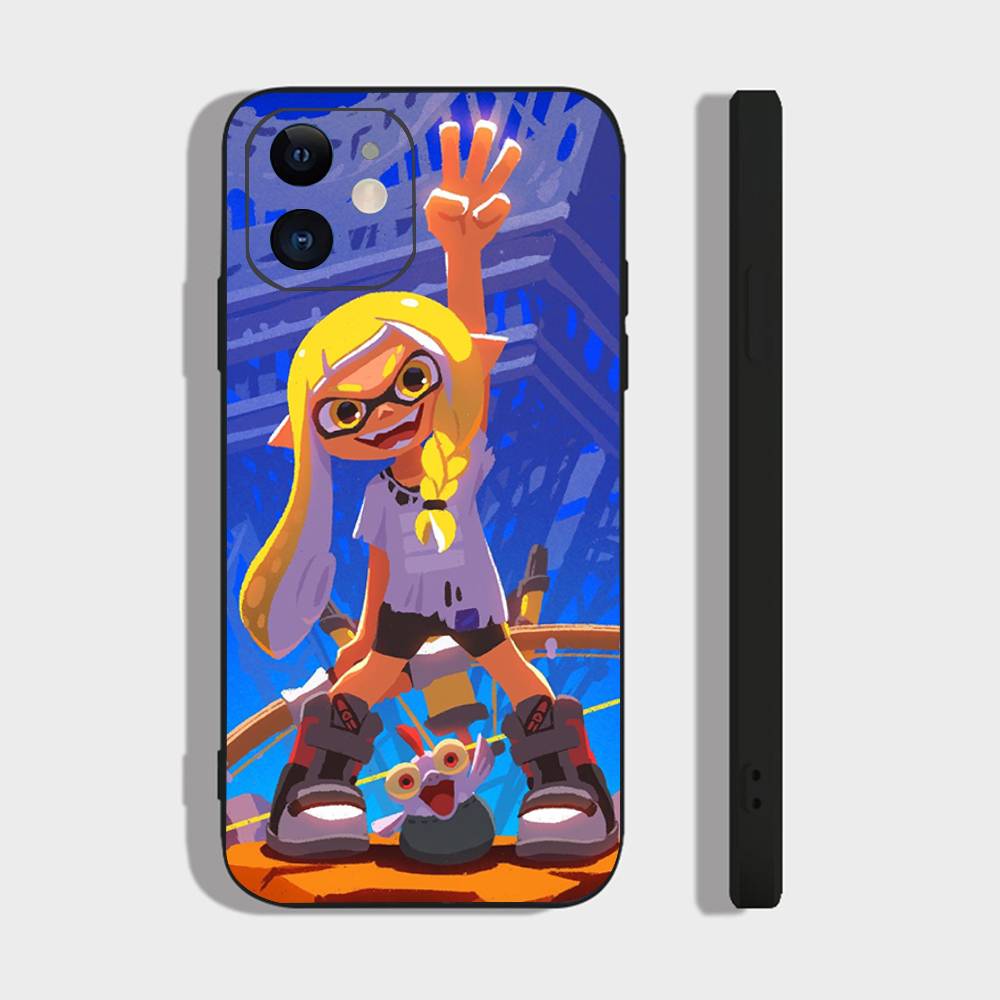 

Game S-Splatoons 3 Phone Case For IPhone 17 Air 16 15 14 13 Pro Max 11 12 Black Silicone Cover IPHONE 17
