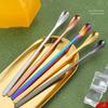Stainless Steel Dessert Spoon Long Handle Stirring Rod Hot Sale Stirring Spoon  Stirring Coffee