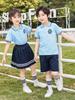 British Style Summer Kids' School Uniform Set - Boys & Girls Two-Piece Performance Wear