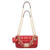 MK Tribeca Gold Chain Lambskin Crossbody Shoulder Bag Small Women Bags Deep-Red 30F5T2RL5I-602