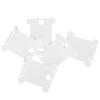 200pcs White Plastic Thread Winder Plate Bobbin Winder Embroidery Floss Bobbins  Cross Stitch