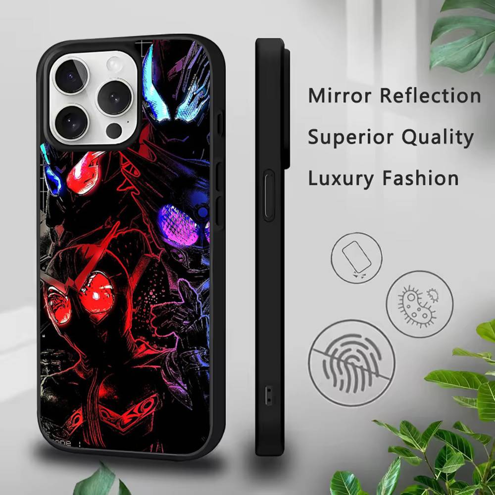 

Чехол для телефона K-Kamen R-Rider Для iPhone 17,16,15,14,13,12,11,Pro,Max,Plus,Mini,SE4,E Магнитный Magsafe Беспроводная зарядка iPhone16promax