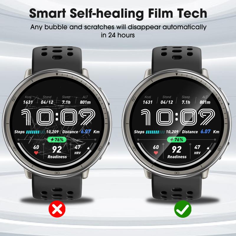1-20PCS Soft Hydrogel Film for Amazfit Active 2 Anti-scratch Screen Protector Curved Soft Edge Protector Film for AmazfitActive2