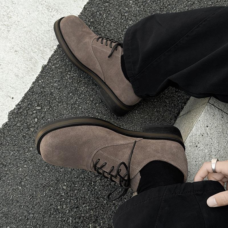 Fashion Classic Brand Design Mens Casual Shoes Outdoor Pu Leather Business Shoes Oxfords Lace-up Men Dress Shoes 2025 Brand Men Footwear