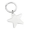Star Shaped Keychain For Men Sturdy Alloy Metal Key Ring Accessory Stylish Pocket Decors Gift For Birthdays