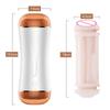 Glass Masturbation Supplies Pocket Sex Toys For Family Sucking Thrusting Sexy Vagina Men's Masturbation Adult Piston Rod