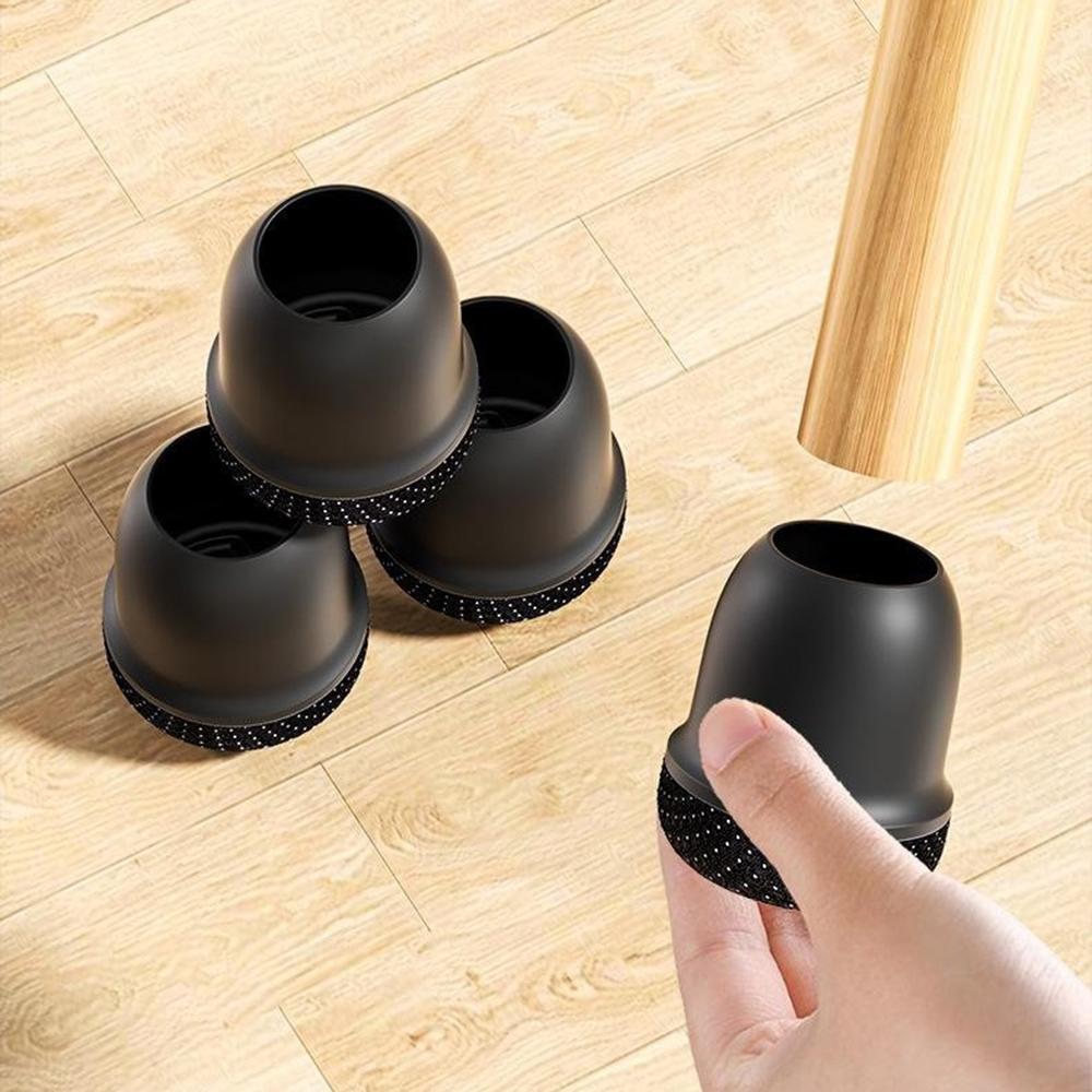 24Pcs Chair Leg Floor Protectors for 25-37mm Table/Chair Legs Silicone Caps Anti Slip Noise Reducing