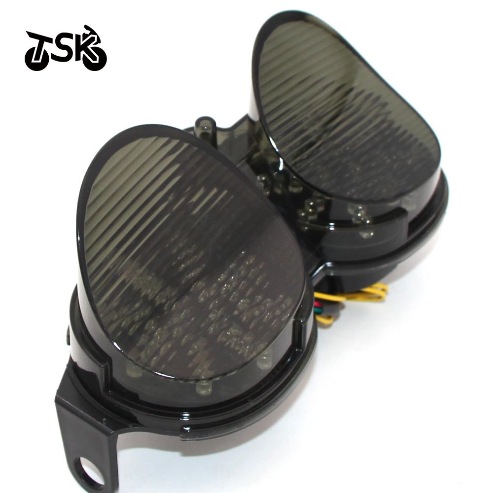For Yamaha YZF R6 YZF-R6 2001 2002 Motorcycle Rear LED Brake Tail Light Turn Signals Integrated Taillight Flasher lamp