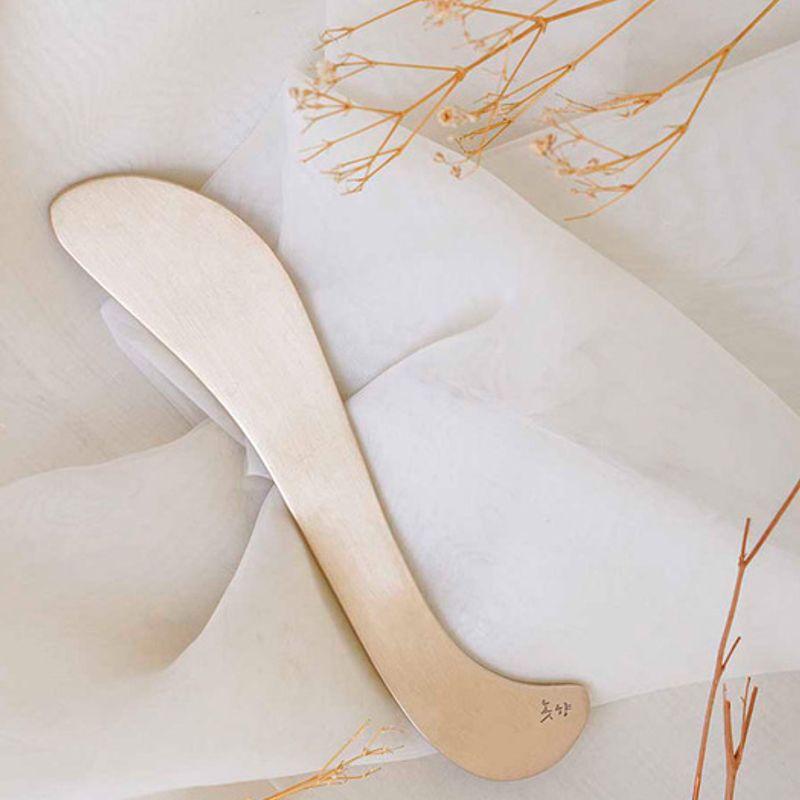 Brass Organic Angela Gua Sha Massager