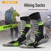 "Breathable Thick Merino Wool Mid-Tube Hiking and Ski Socks for Men and Women"
