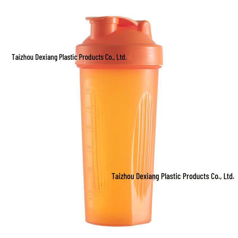 Butelka shaker sportowy cylindryczny 600 ml z kulką, możliwość personalizacji logo