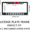 Smooffly Personalise Tennessee State Flag License Plate Frames Flag Universal Aluminum Accessories Cars Decor With 2 Holes And Screws Fits Standard
