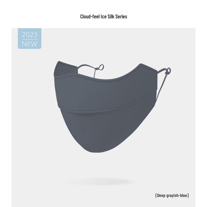 Damen UV-Schutz Eisseide Gesichtsmaske - Atmungsaktiv, Leicht, Sonnenschutz für Radfahren & Autofahren