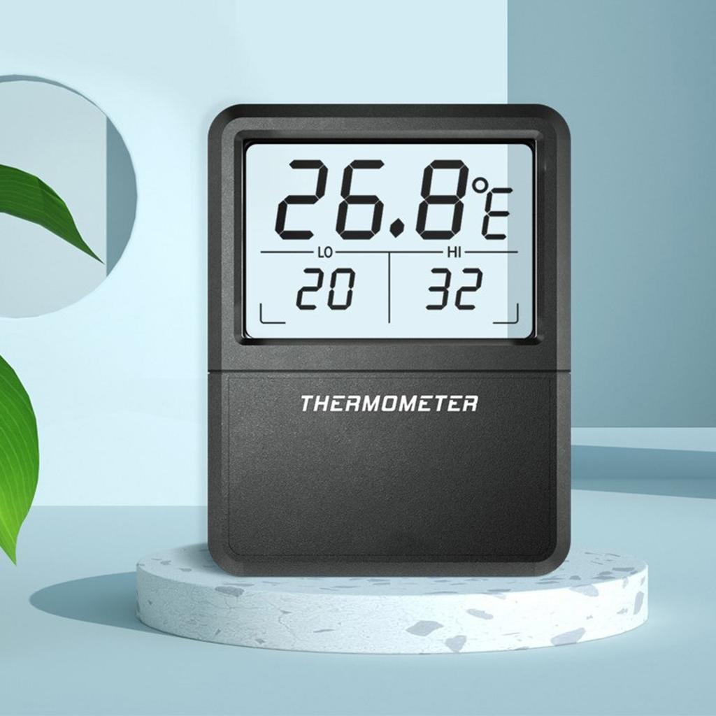 External Fish Tank Digital Display Electronic Thermometer Aquarium Thermometer Thermograph with Warning Function