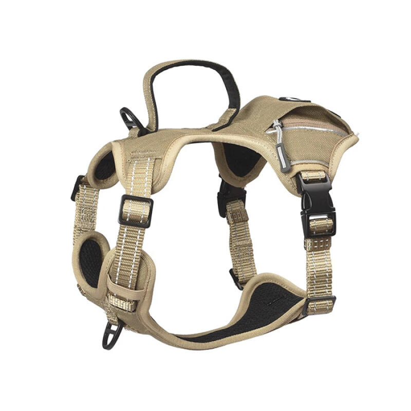 Ein-Taschen-Geschirr für große Hunde (Braun XL)