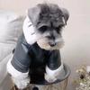 Dog Clothes Winter Thickened Trendy Brand Fur Integrated Motorcycle Jacket for Small Dogs Teddy Pomeranian Schnauzer Cats