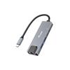 Equip 5-in-1 USB-C 2.5GbE 100W PD Multifunction Adapter Gray