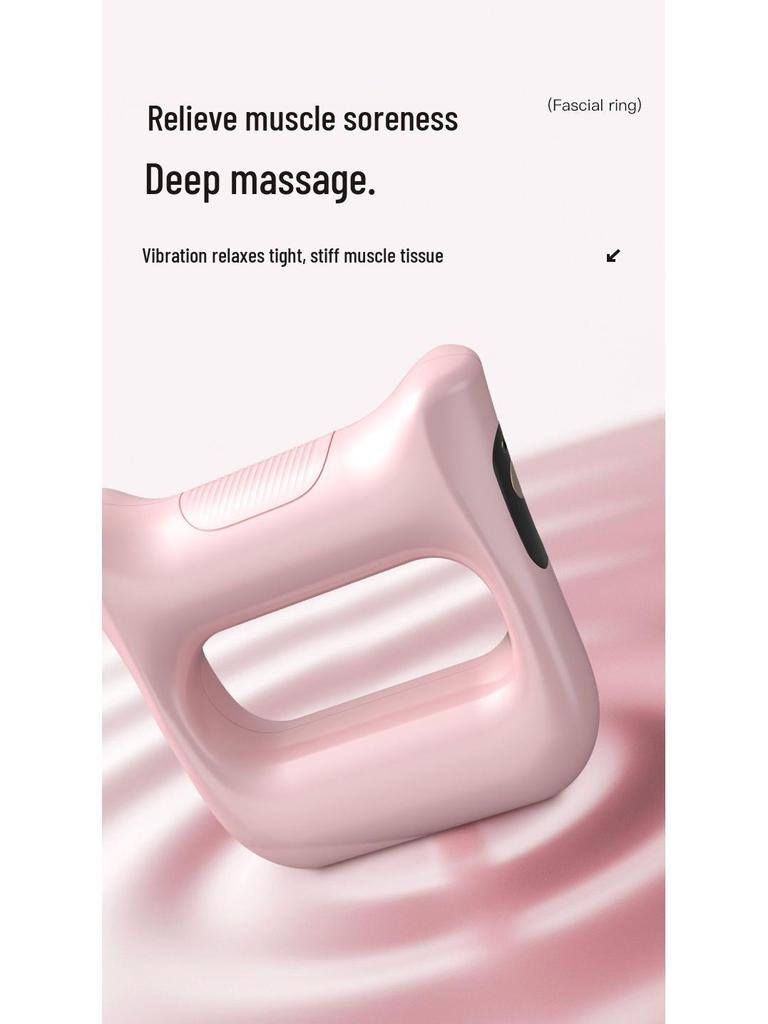 Professional Grade Cross-Border Vibration Fascia Gun Massager with Fat-Burning Yoga Ring