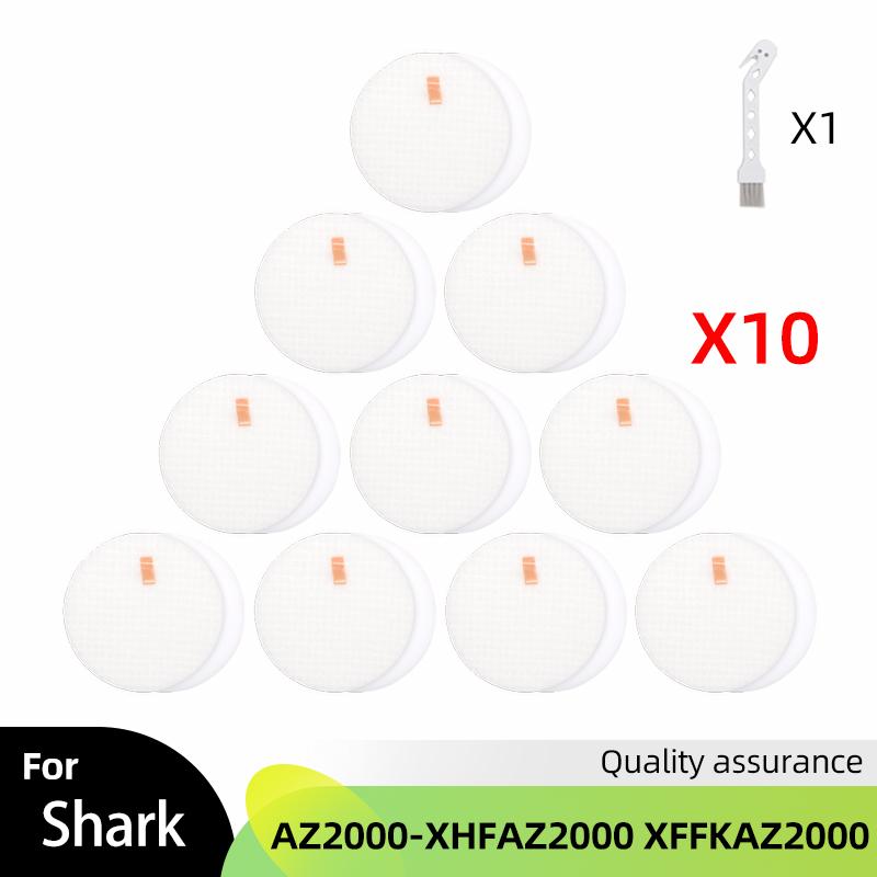 Main Brush HEPA Filter Foam and Felt Filter Parts for Shark AZ2000 / AZ2000W / AZ2002 Robot Vacuum Cleaner Accessories