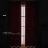Lace Sheer+Blackout Curtains Double Layer Star-Pattern Drapes Sun Filtering Window Sheers Elegant Living Room Bedroom Decor