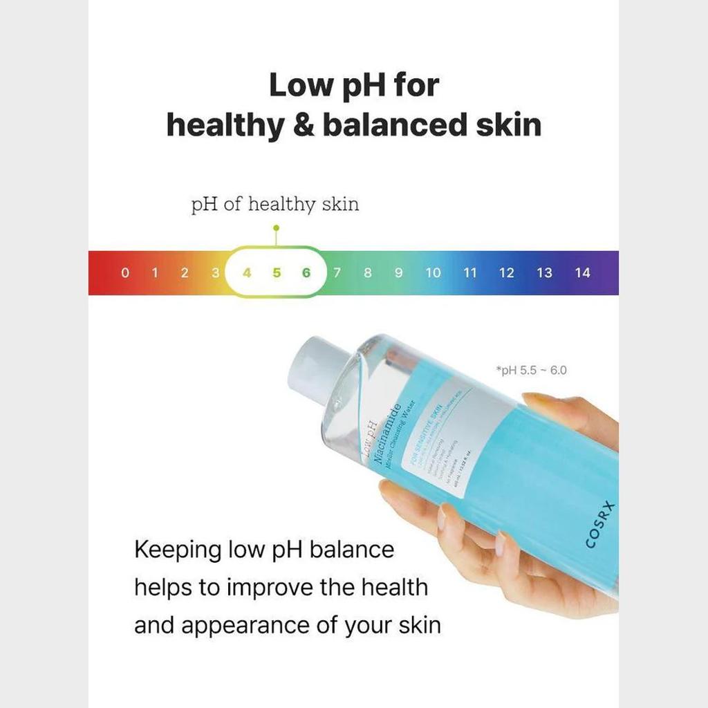 Low pH Niacinamide Micellar Cleansing Water 400ml