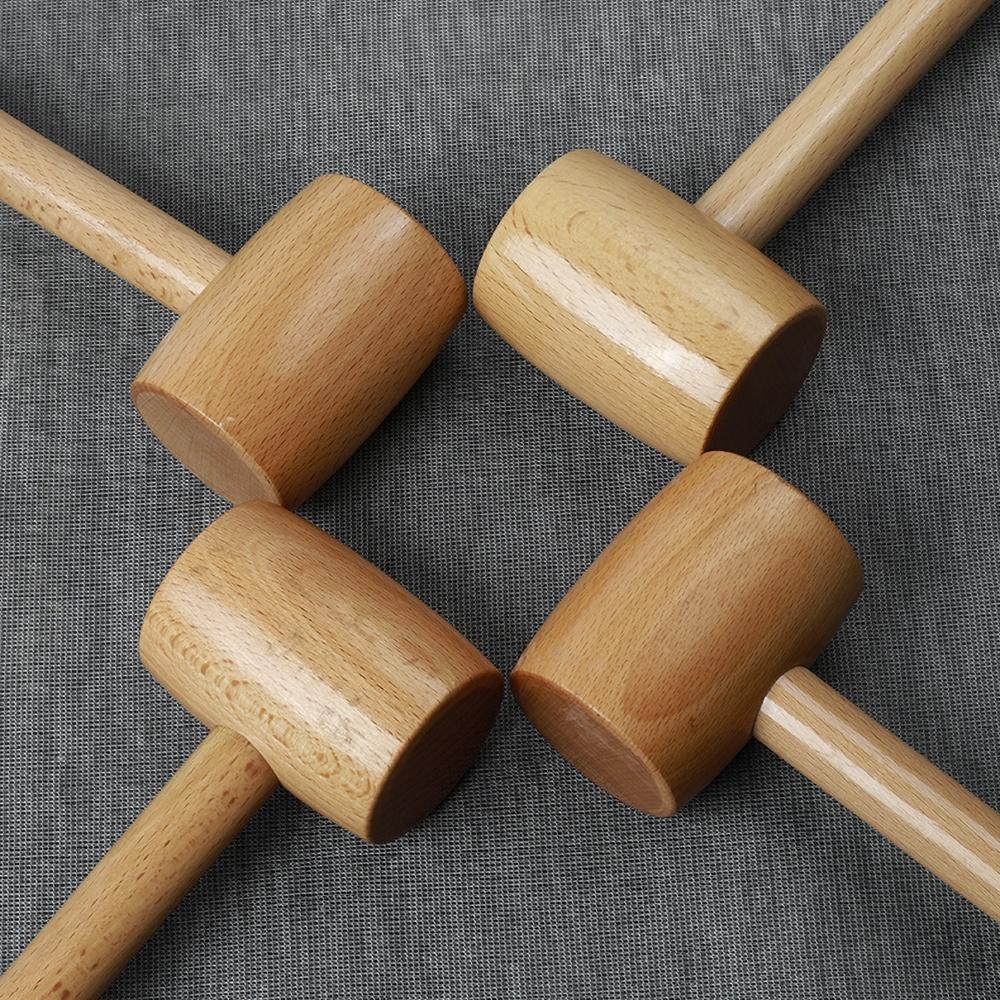 Mini Holzhammer Holzklöppel Mehrzweck DIY Spielzeughammer Handgefertigter Buchenholzhammer Massagehammer Zimmermann Installationswerkzeug