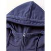 Herren Kapuzenpullover mit fester Farbe für Frühling und Herbst, Sport- und Arbeitskleidung für Jugendliche, Trendige Marken-Kapuzenjacke