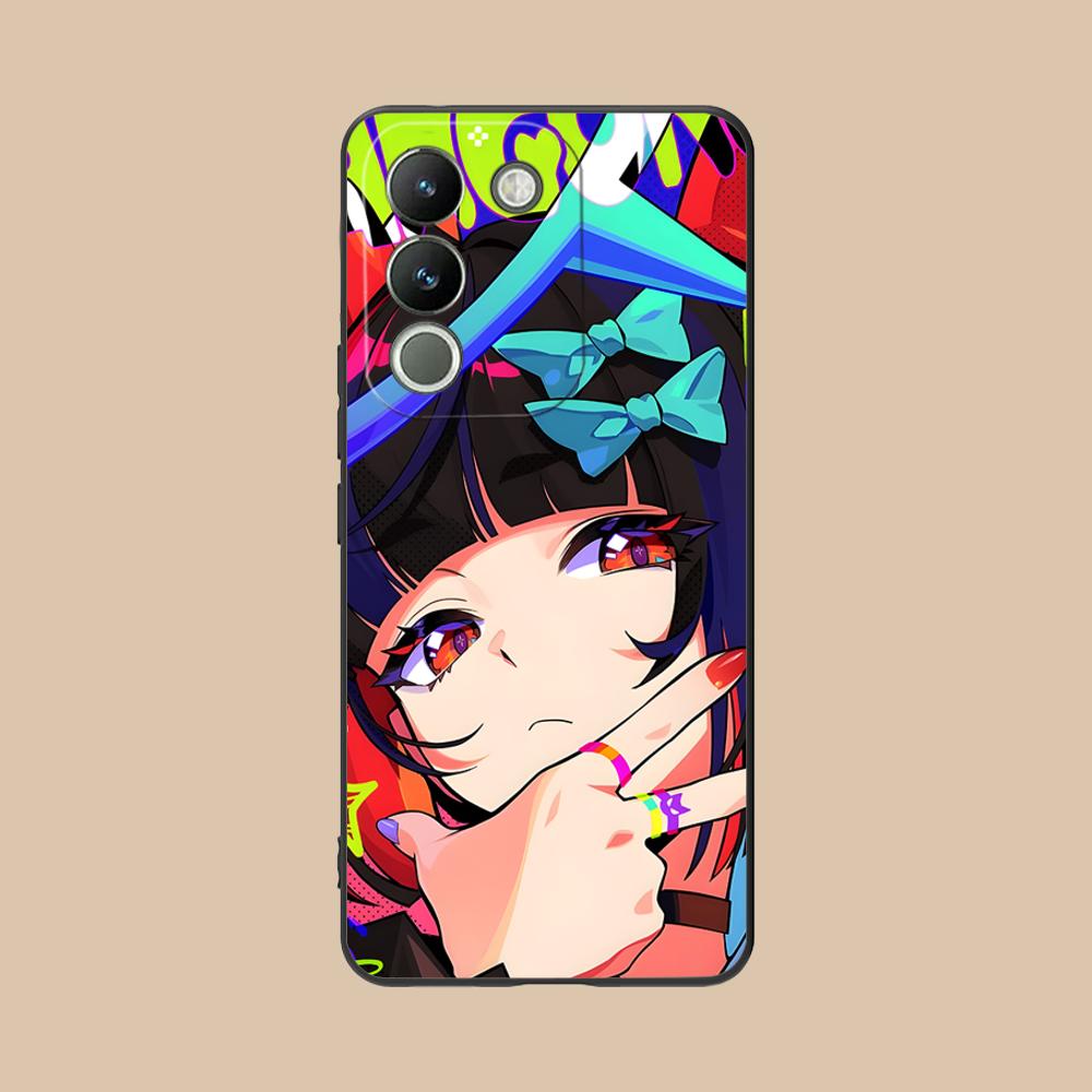 ZZZ Nangong Yu Matte TPU Mobile Phone Case for VIVO Y77 76 75 74 73 72 58 56 55 51 50 38 36 Y19 Y18 Y03 Y01 5G Colorful Cover