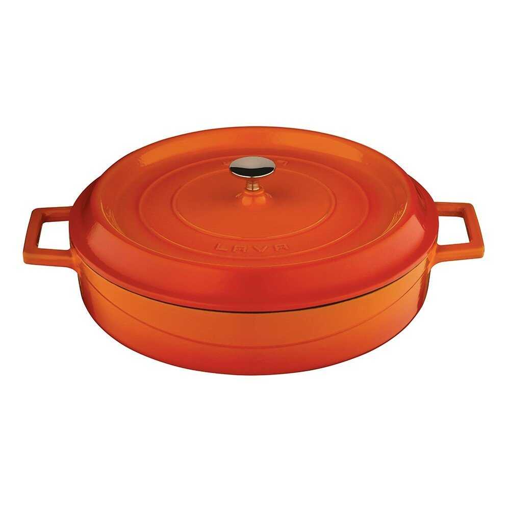 

Многофункциональная плоская кастрюля Lava 24 см Trendy Orange