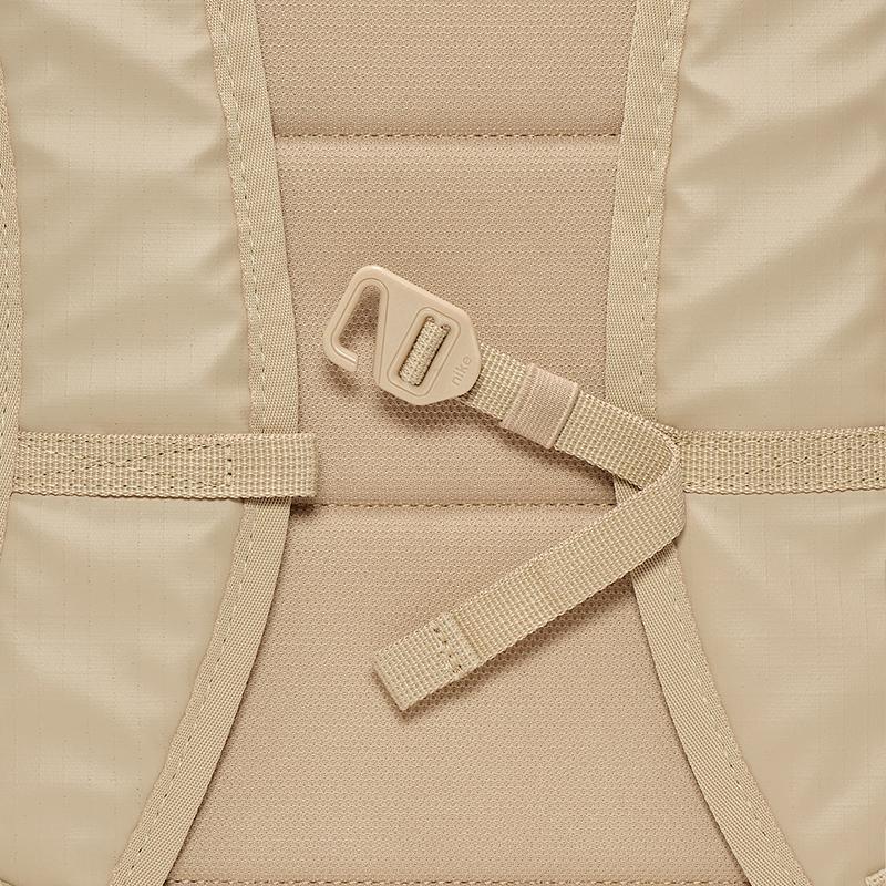 Nike Heritage Fabric Backpack Tubas Unisex Desert Khaki & Black Casual DN3592-253