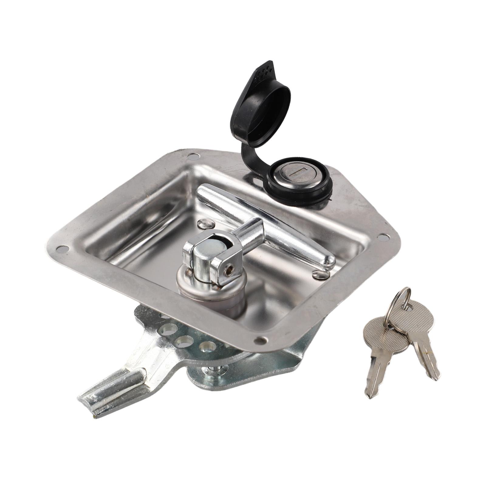 

Secure Cabinets Caravan RV Stainless Steel Latch Locking T Handle Easy Installation High-quality Stainless Steel