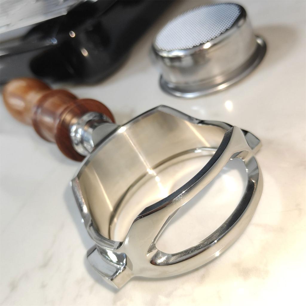 E61 Coffee Machine Parts Stainless Steel Handle Head Portafilter Handle Replacement Head Suitable for Perfect Brewing