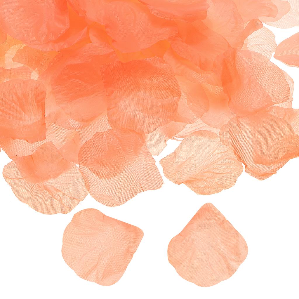 1000Pcs Artificial Rose Petals Fake Flowers Silk Petal Decoration Supplies for Romantic Night Wedding Party Event Decor