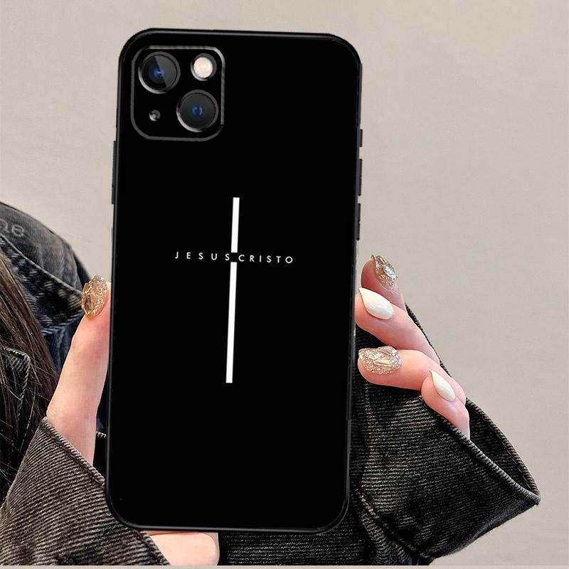Verse of The Christian Bible Jesus Phone Case For iPhone 17 Pro Max 14 13 12 11 15 16 Pro Max mini 16 Plus 16e 17 Air Cover