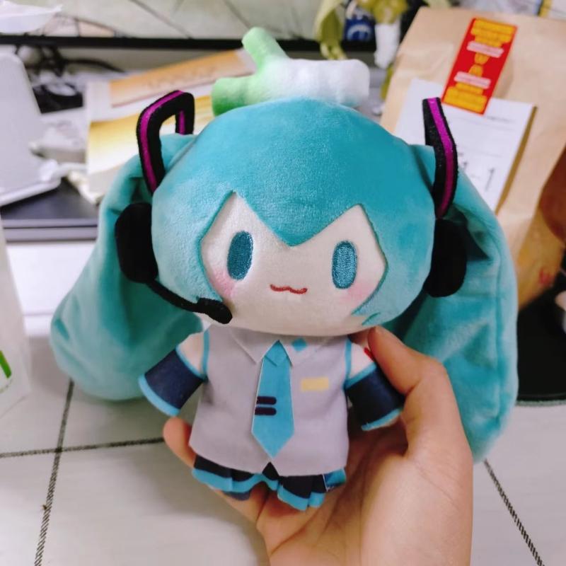 Cartoon Hatsune Miku Soft Stuffed Plush Doll Lovely Anime Periphery Pillow Room Decoration Ideal Holiday Gift For Boys And Girls