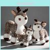 Cute Moose Stuffed Animal With Elastic Plush Fabric For Home Decor