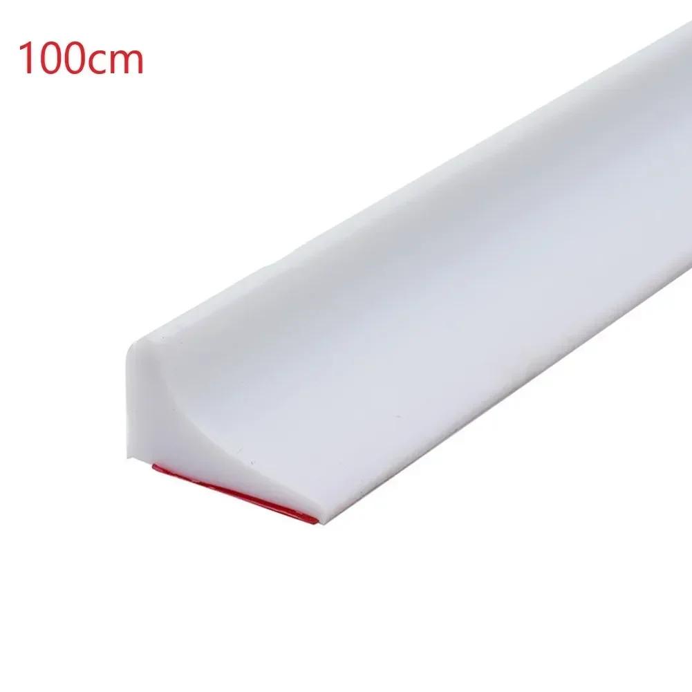 30-100cm Silicone Water Stopper Retaining Strip Seal Strip Shower Dam Flood Barrier Dry/Wet Separation Bathroom Accessories