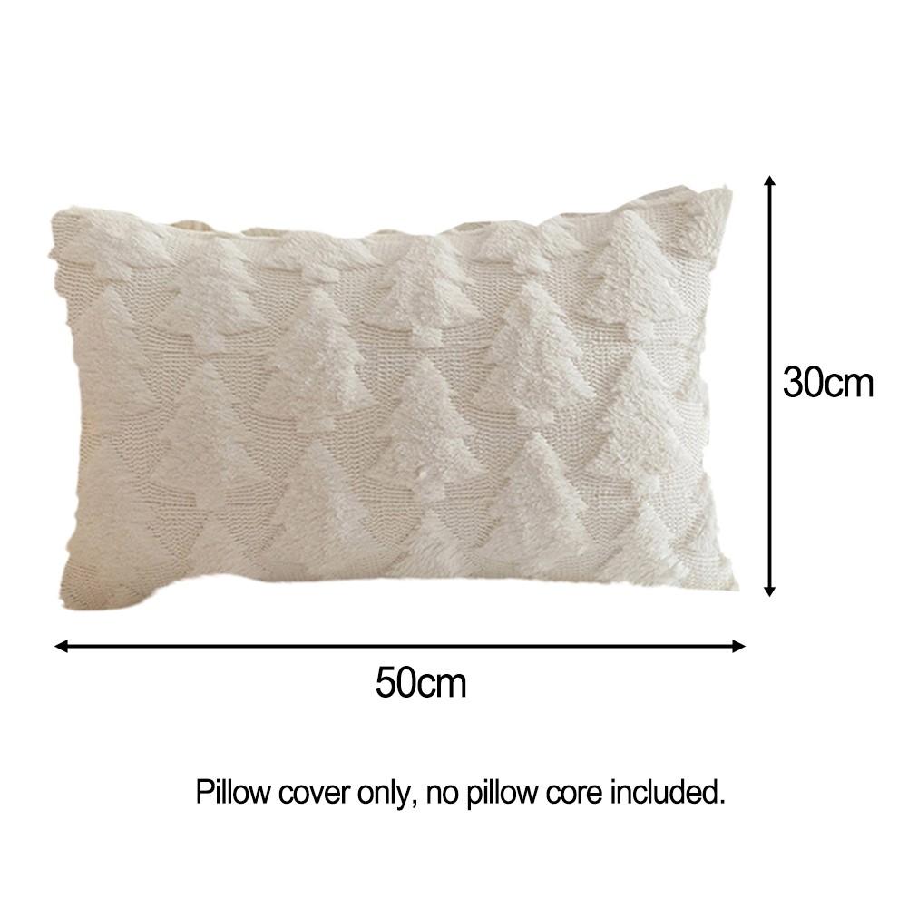 

Рождественская наволочка Праздничное украшение для подушки Мягкое бархатистое прикосновение white30*50