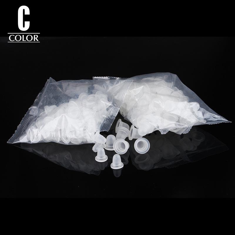 Silicone Microblading Pigment Cups - Soft U-Shaped Design, Needle-Friendly, Tattoo Supplies