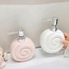 Keramik-Emulsionsflasche Badezimmerzubehör Badezimmer-Duschgel-Druckflasche Kreativer Seifenspender Badezimmerzubehör